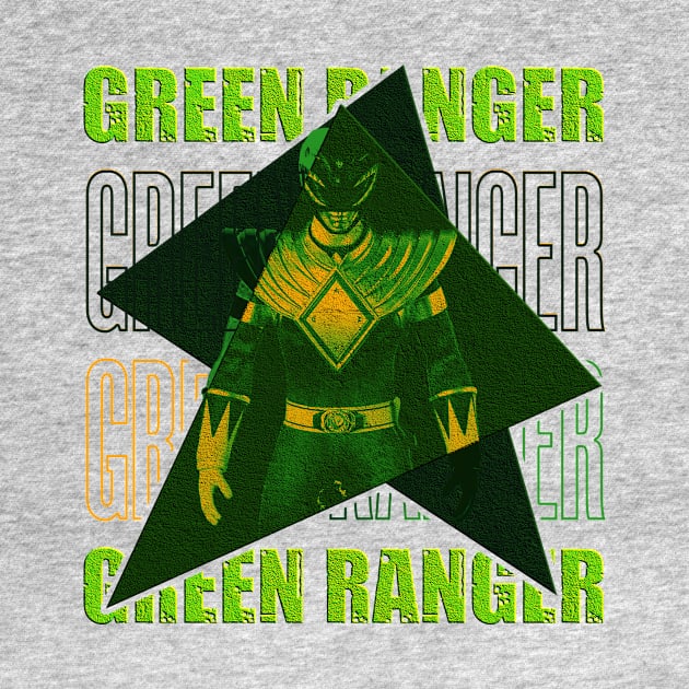 green ranger vintage retro style by nowsadmahi